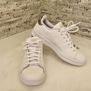ADIDAS Advantage Shoes Sneakers Cloud White / Copper Metallic - US W8